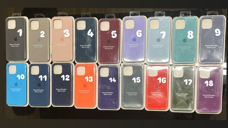 کاور گوشی اپل iPhone 13 Pro Max مدل سیلیکونی پاک کنی