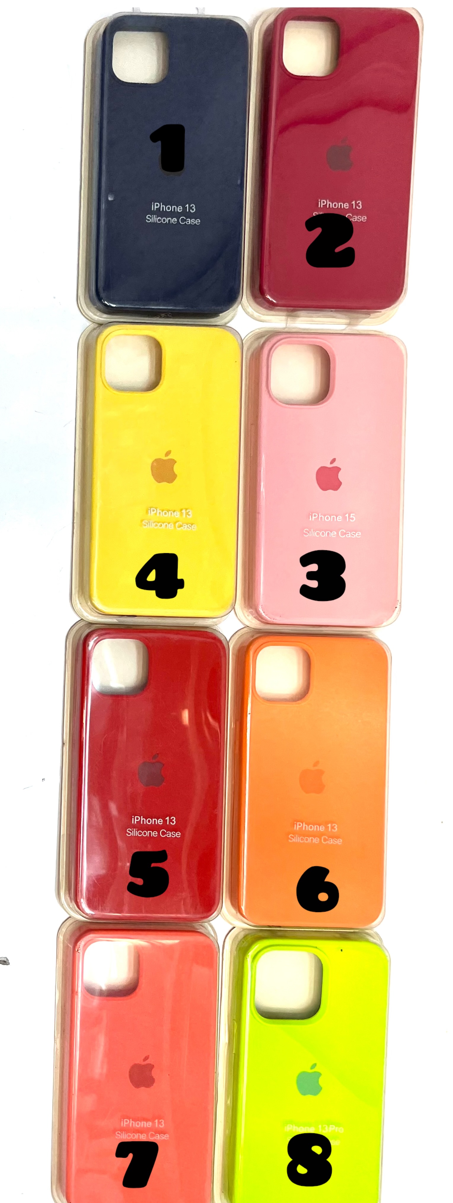 کاور گوشی اپل iPhone 13   نرمال مدل سیلیکونی پاک کنی